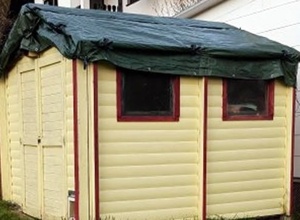 Neues Gartenhaus für unsere wilden Katzen