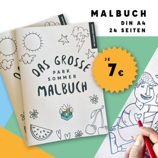 Das große PARKSOMMER Malbuch