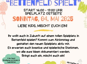 Ein neuer Spielplatz für Bettenfeld!