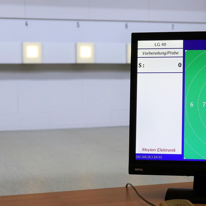 Elektronische Anlagen in der Luftgewehrhalle