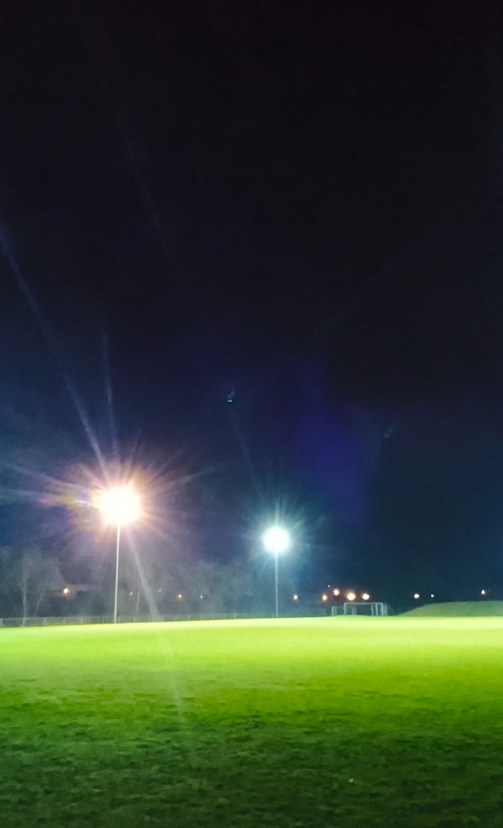 Erneuerung der Flutlichtanlage und Umstellung auf energiesparende LED