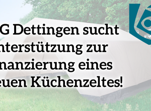 Neues Küchenzelt für die KjG Dettingen