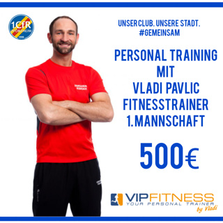 Training mit Vladi Pavlic (Fitnesscoach 1. Mannschaft)