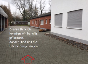 Neue Terrasse am Vereinsheim