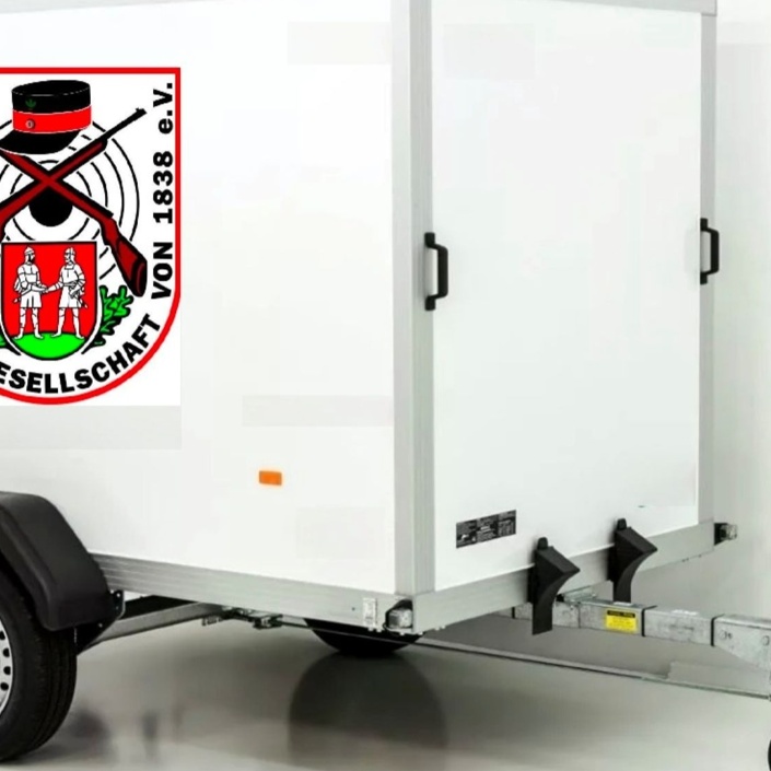 Kofferanhänger 750kg für Festzeltgarnituren, Pavillon und Tische