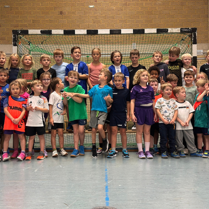 Trainingsausstattung für die Handballkinder
