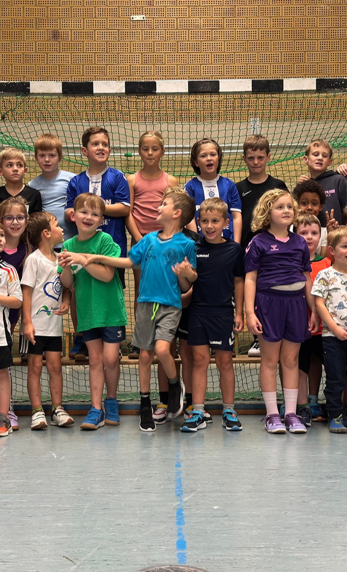 Trainingsausstattung für die Handballkinder