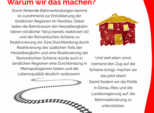Sonderzugfahrt 03.05.26 für die Bahnreaktivierungen im Nordries