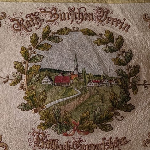 Restaurierung der historischen Vereinsfahne