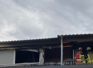 Renovierung der Geschäftsstelle nach Brandschaden