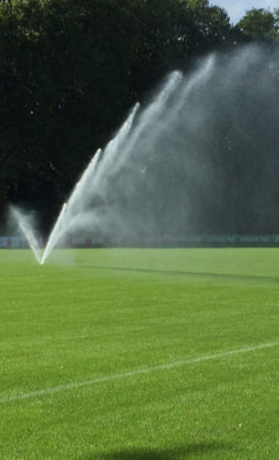 Wasser marsch! Bewässerungsanlage für den SVA