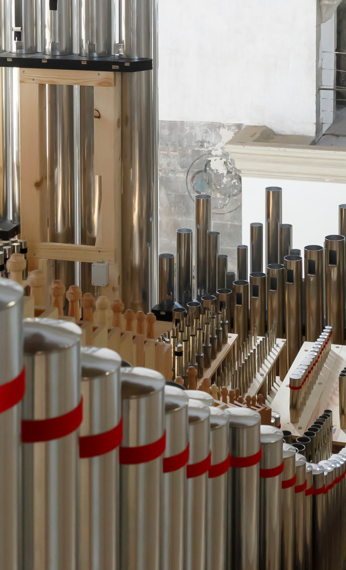 Fertigstellung der Orgel der Minoritenkirche
