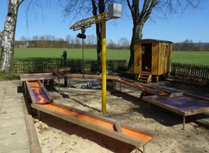 Beschattung Matschanlage Kindergarten Sommersell