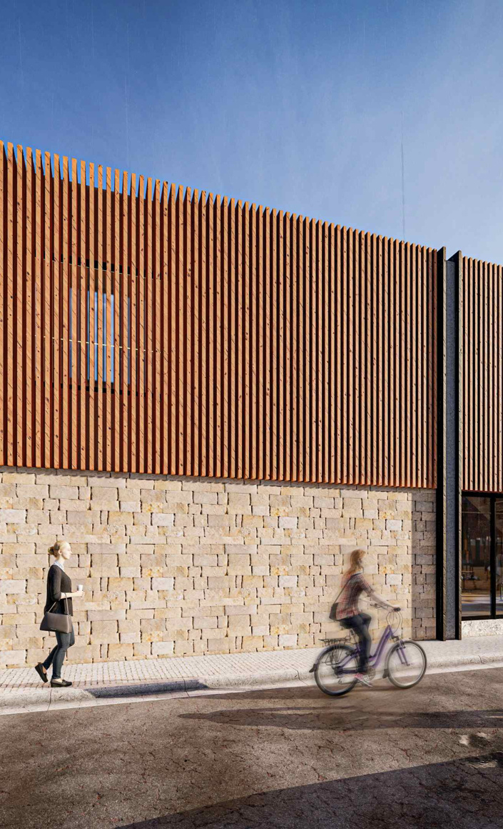 Wärmedämmende Tonziegelsteine für unser Gemeindehaus in Haßloch