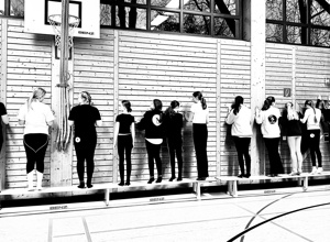 Mobile Spiegelwände für Tanzgruppen