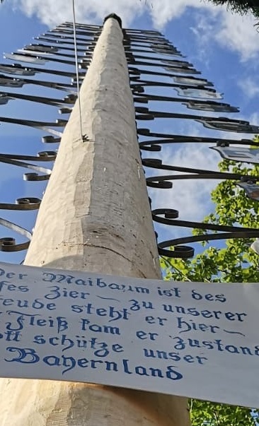 Neue Maibaumschilder Hilgertshauser Maibaum