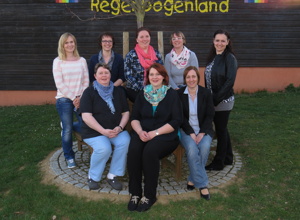 Schaukel für den Kindergarten Regenbogenland Tauperlitz 