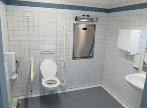Werntalhalle Thüngen - behindertengerechtes WC