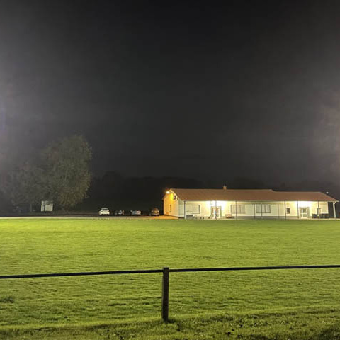 Flutlicht FC Blau-Weiß Schloßau