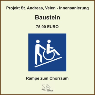 Baustein &quot;Rampe zum Chorraum&quot;