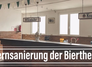 Kernsanierung Biertheke Schützenhalle