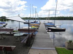 Ein Tretboot für den Drilandsee