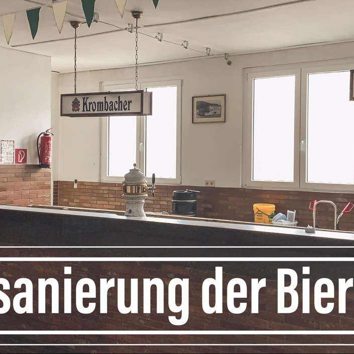 Kernsanierung Biertheke Schützenhalle