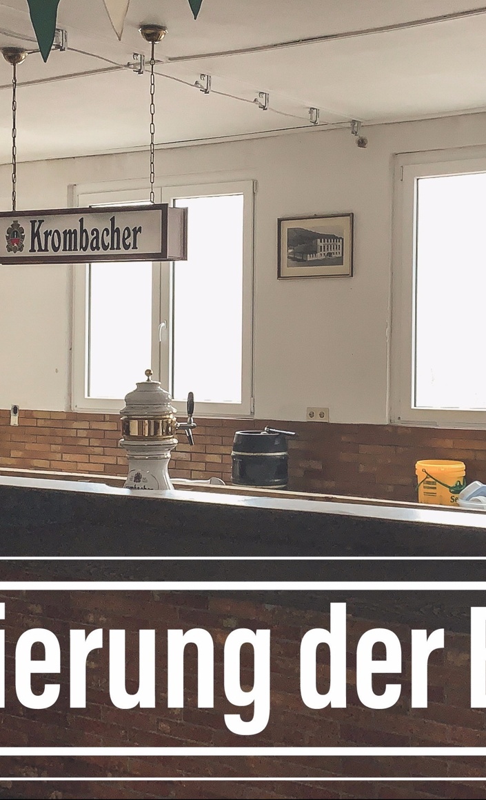 Kernsanierung Biertheke Schützenhalle