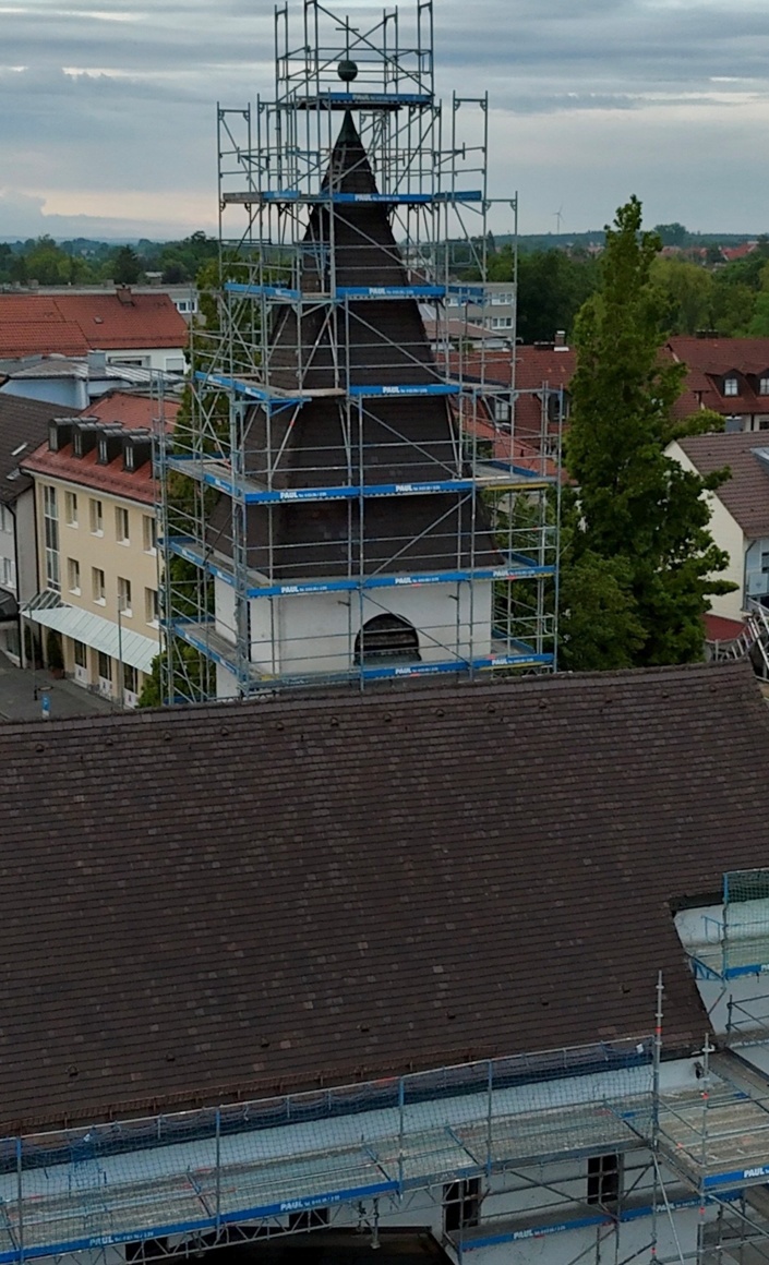 PV-Module für`s Kirchendach Hoffnungskirche Buchloe