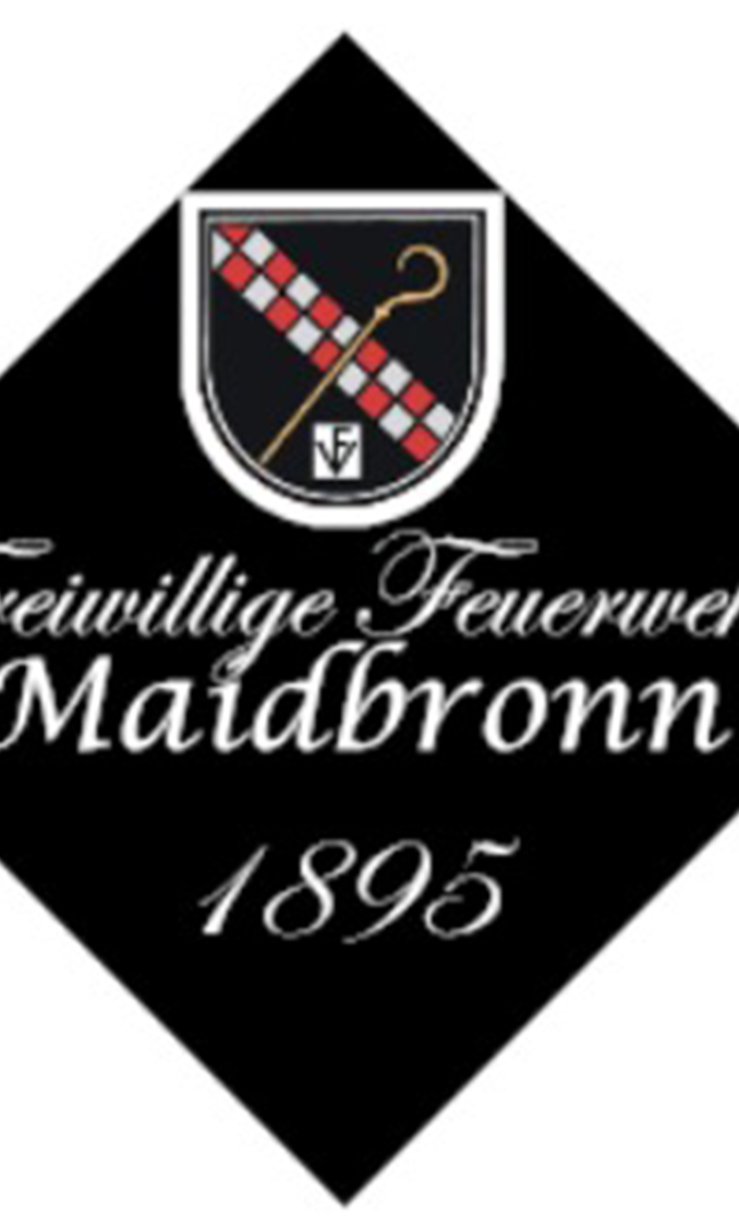 Vereinsfahne Feuerwehr Maidbronn