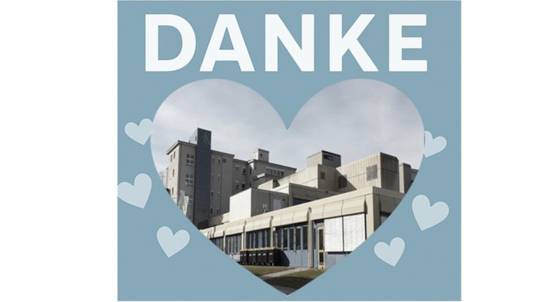 Unser Danke für die Beschäftigen des Westallgäu-Klinikums