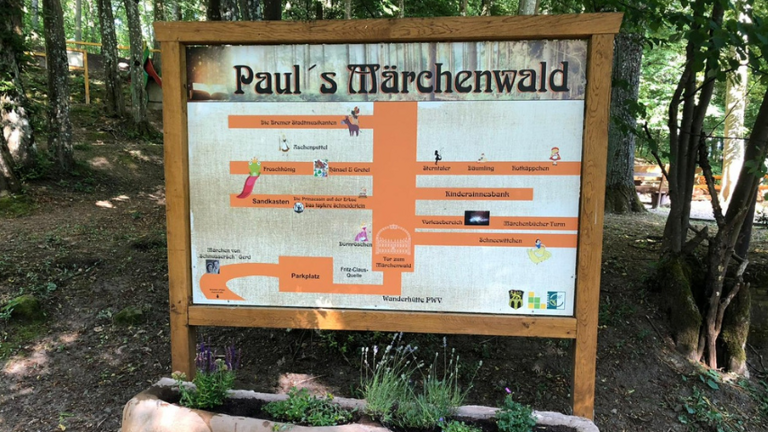 Neugestaltung des Märchenwaldes in Brücken