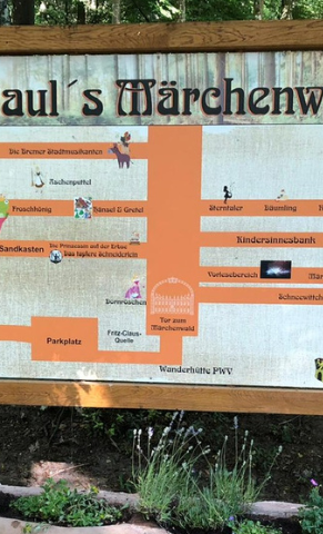 Neugestaltung des Märchenwaldes in Brücken