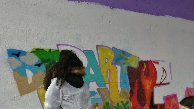 Graffiti- Workshopreihe für Hünxe