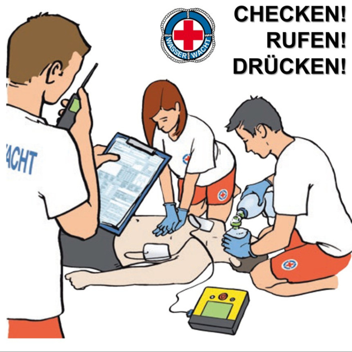 Checken! Rufen! Drücken!