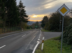 Geschwindigkeitsanzeige für Winterbach