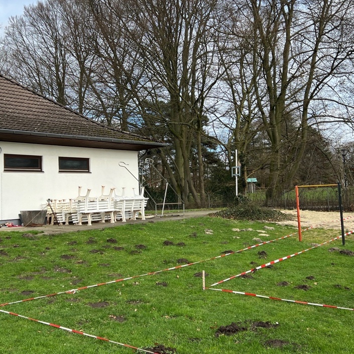 Bau eines Multifunktionscourts auf der Vereinsanlage des TTC Gütersloh