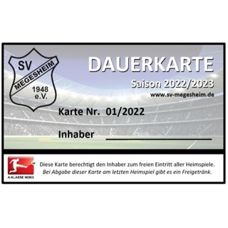 Dauerkarte Saison 2022/23