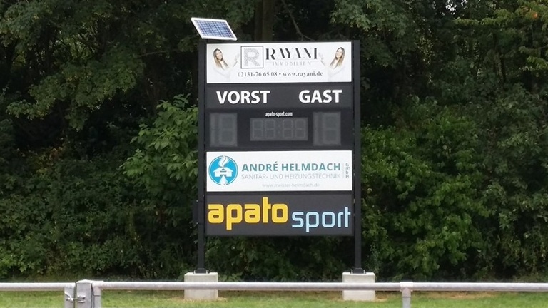 Anzeigetafel für den SVA