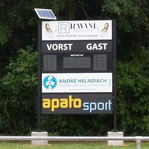 Anzeigetafel für den SVA