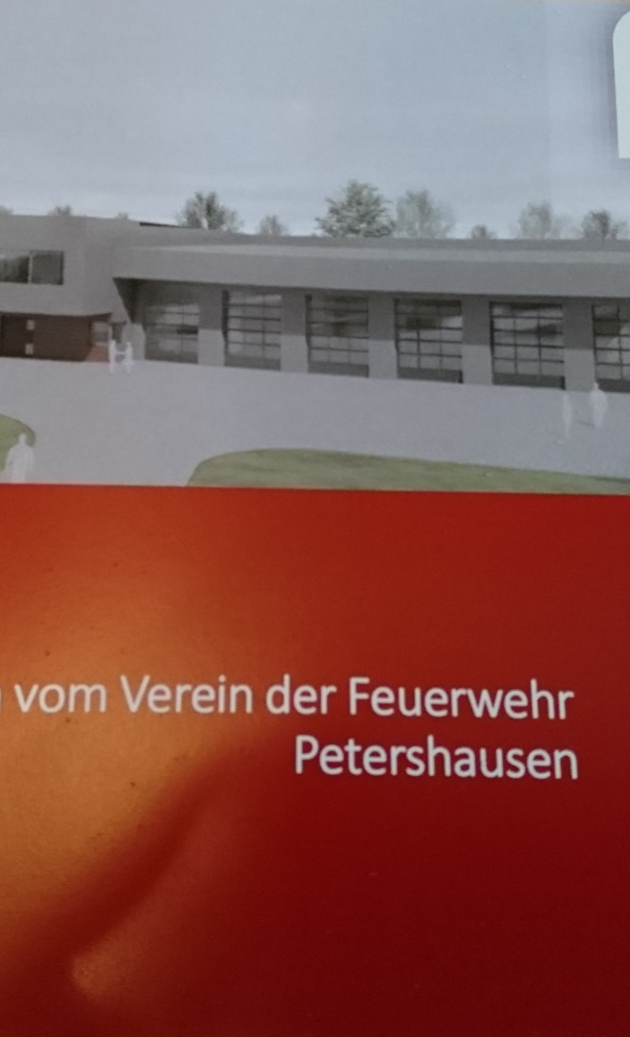 Ausstattung des neuen Feuerwehrhauses in Petershausen