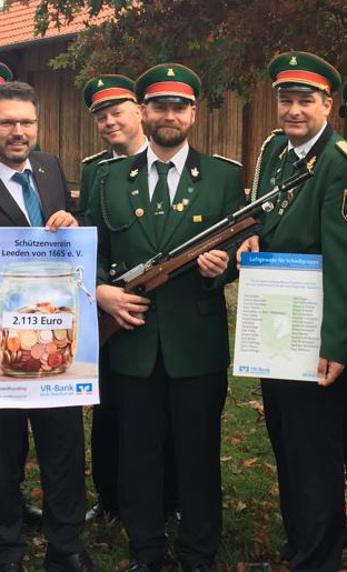 Luftgewehr für Schießgruppe