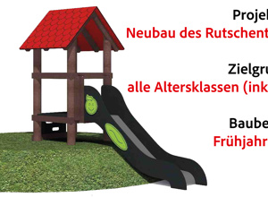 Neubau des Spielturms mit Rutsche in der AWO-Kita Moltkestraße in WAT