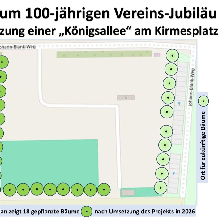 Königsallee Kirmesplatz BSV Delrath
