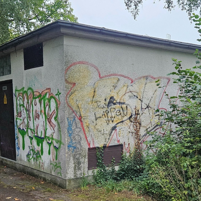 Kunst am Trafohäuschen - Farbe für Willebadessen