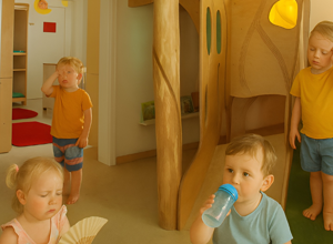 Kühler Schlaf für kleine Bärchen: Klimaanlage für unsere Krippe