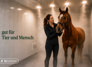 Soleinhalationskammer für Pferde und Ponys