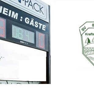 Anzeigetafel für den Kraftsdorfer SV 03