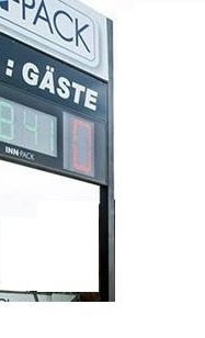 Anzeigetafel für den Kraftsdorfer SV 03