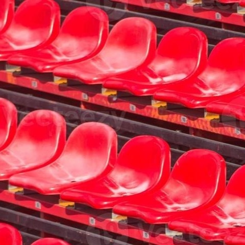 Stadionsitze für den V.f.R. Fussballplatz